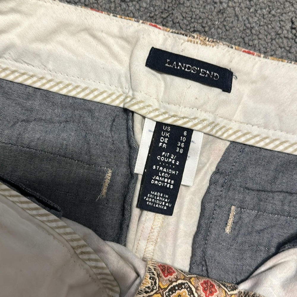 NWT Lands End Straight Leg Pants - Picture 2 of 3